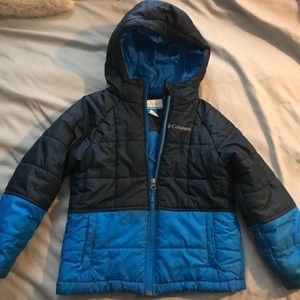 Boys Columbia winter jacket blue